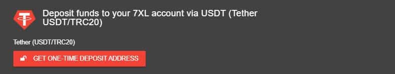 Para yatırma için USDT adresi